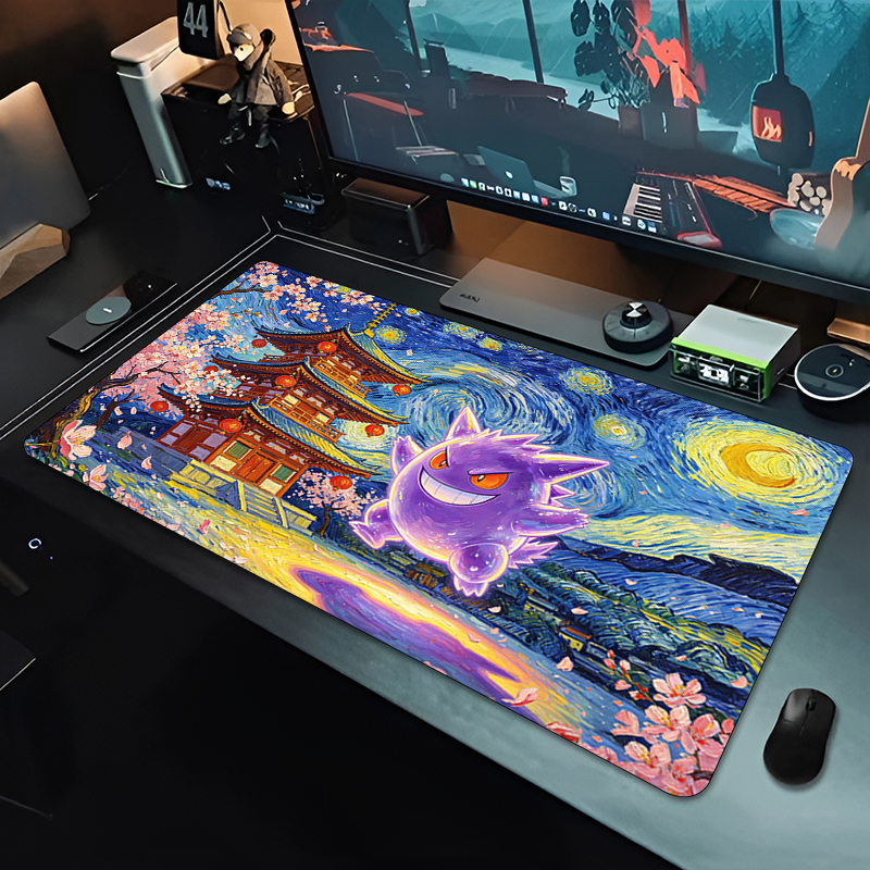 Gaming Keyboard Noise - Anime Mouse Pad Pokemon Gengar Professional
