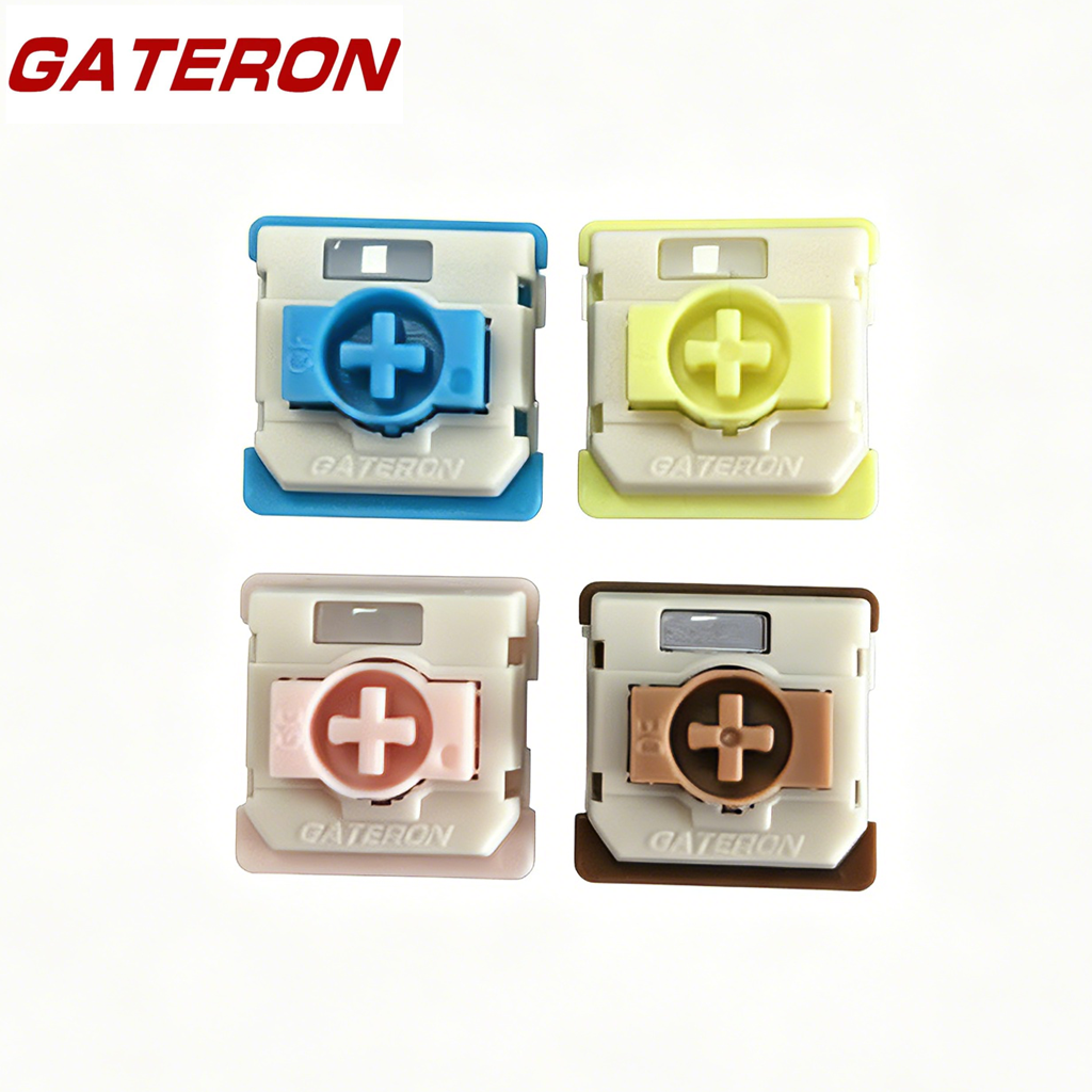 Gaming Keyboard Mini Mechanical - GATERON KS-33 Low Profile 2.0 Chocolate
