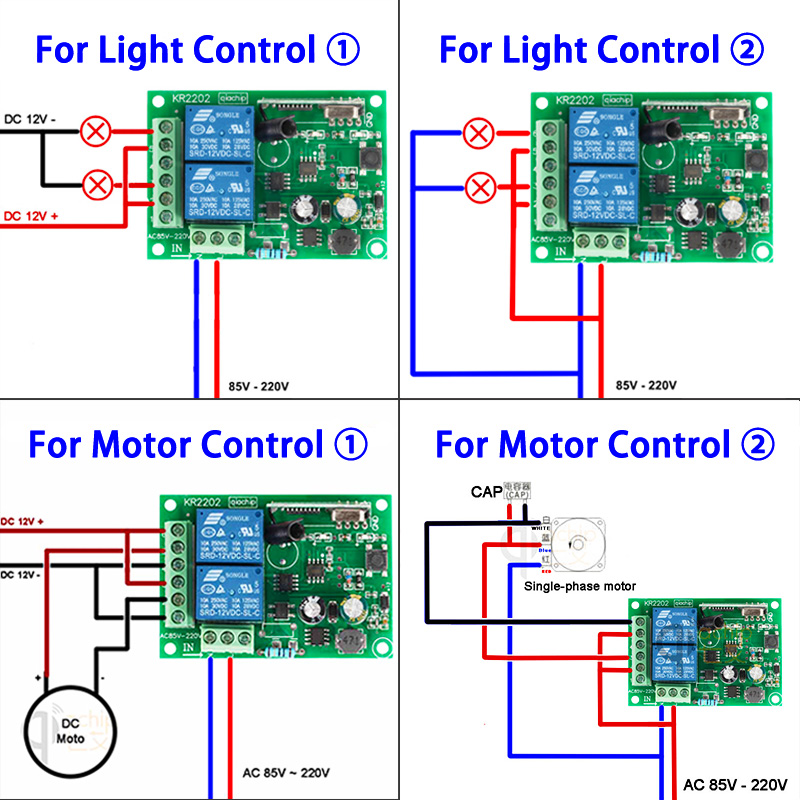QIACHIP 433 MHz AC 110V 220V 2 – обзор и цена Switch Opener Tool