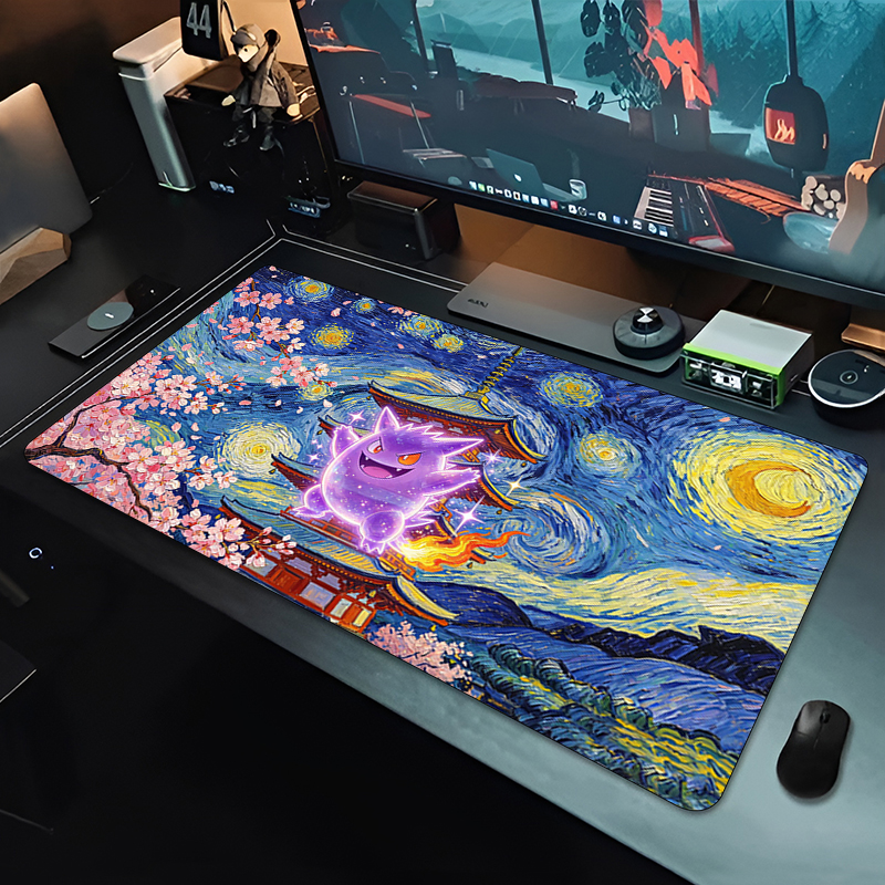 Anime Mouse Pad Pokemon Gengar – обзор и цена Gaming Keyboard Noise