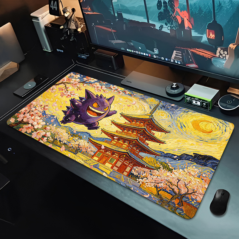 Anime Mouse Pad Pokemon Gengar – обзор и цена Gaming Keyboard Noise