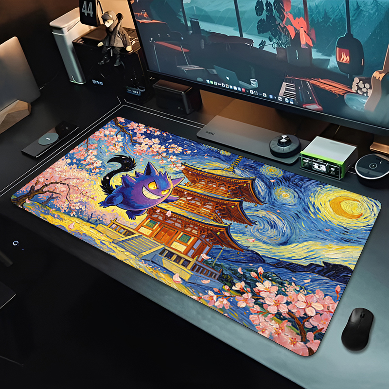 Anime Mouse Pad Pokemon Gengar – обзор и цена Gaming Keyboard Noise