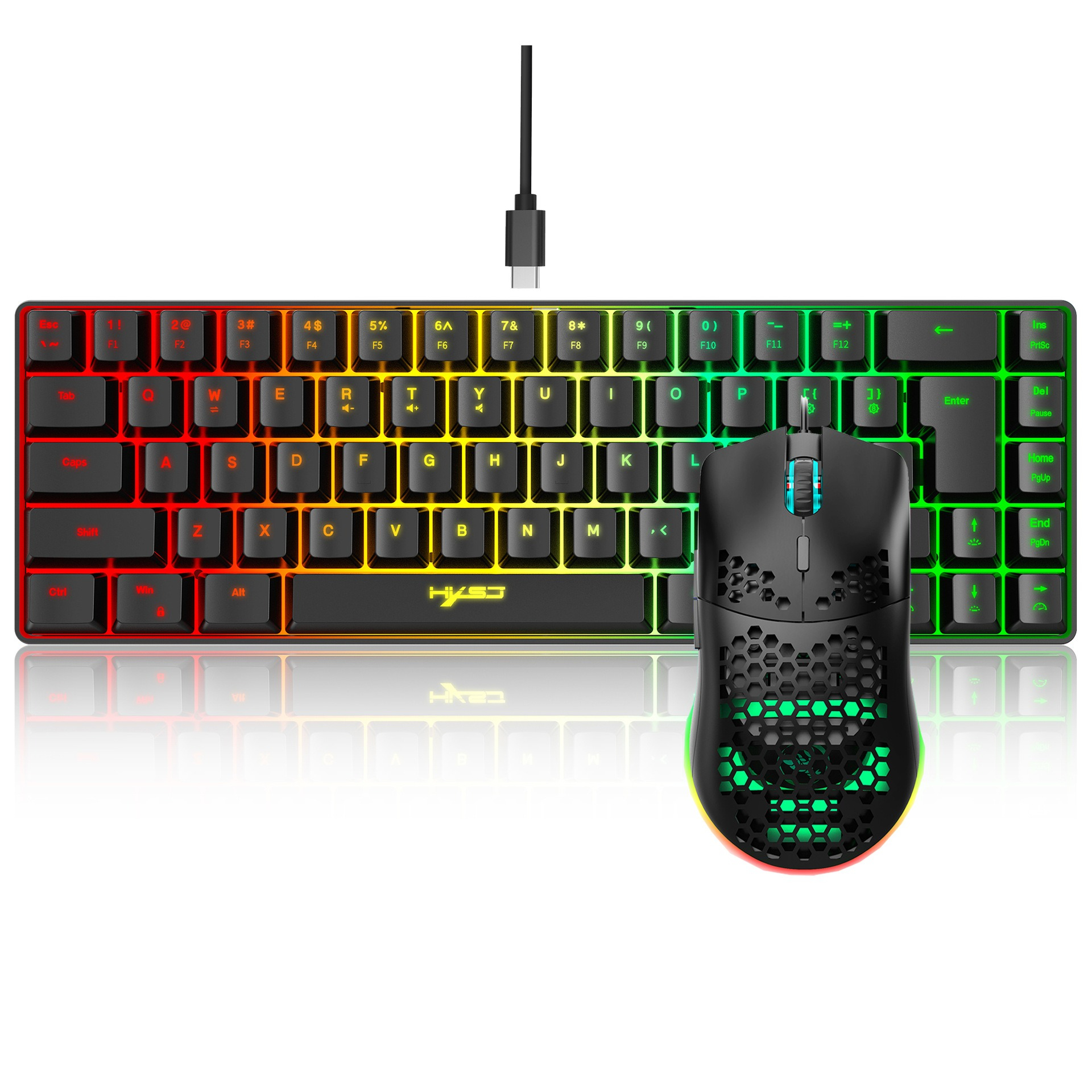 Keyboard and mouse 68key wired – обзор и цена Keyboard Mouse Bundle Gaming