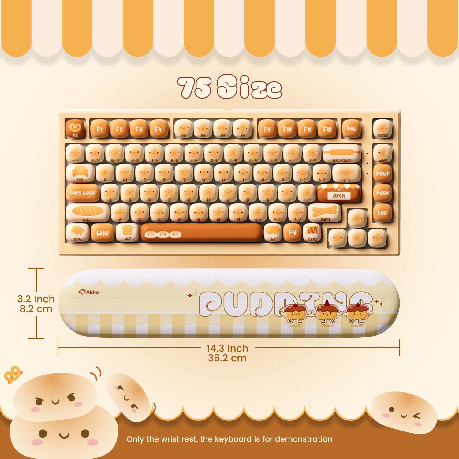 Akko Pudding Buns Keyboard Wri – обзор и цена Gaming Keyboard Hand