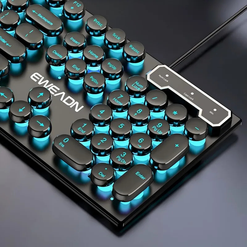 Retro Punk Mechanical Feel Key – обзор и цена Gaming Keyboard And Mouse