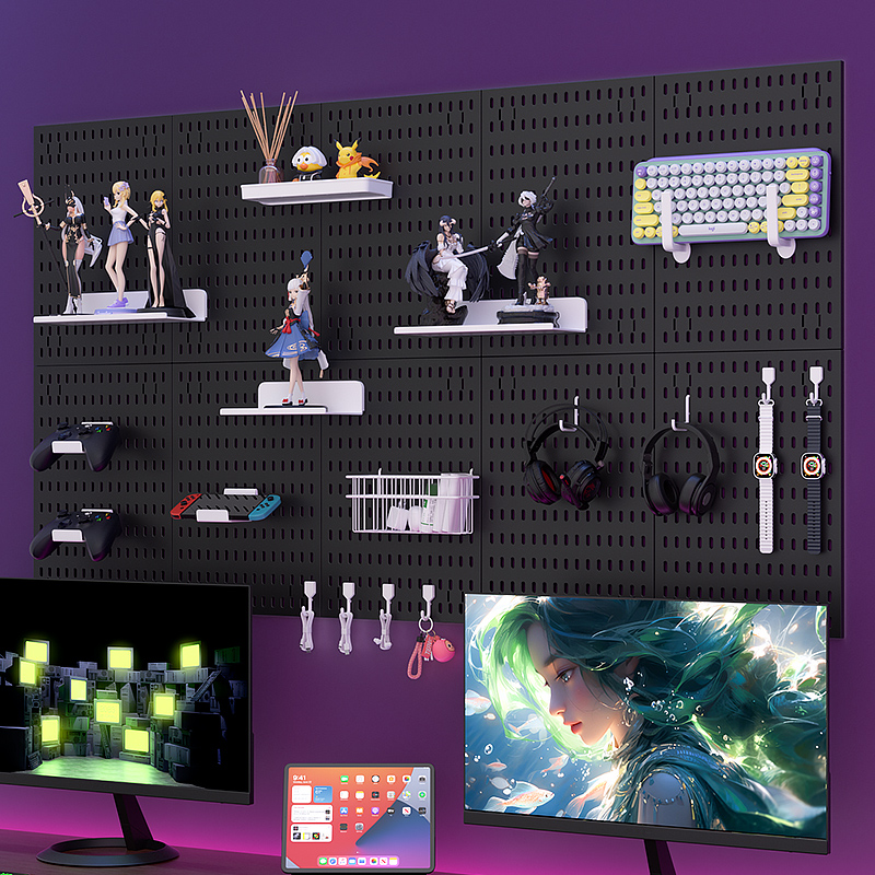 Adhesive Pegboard Shelf for Ga – обзор и цена Gaming Keyboard And Mouse