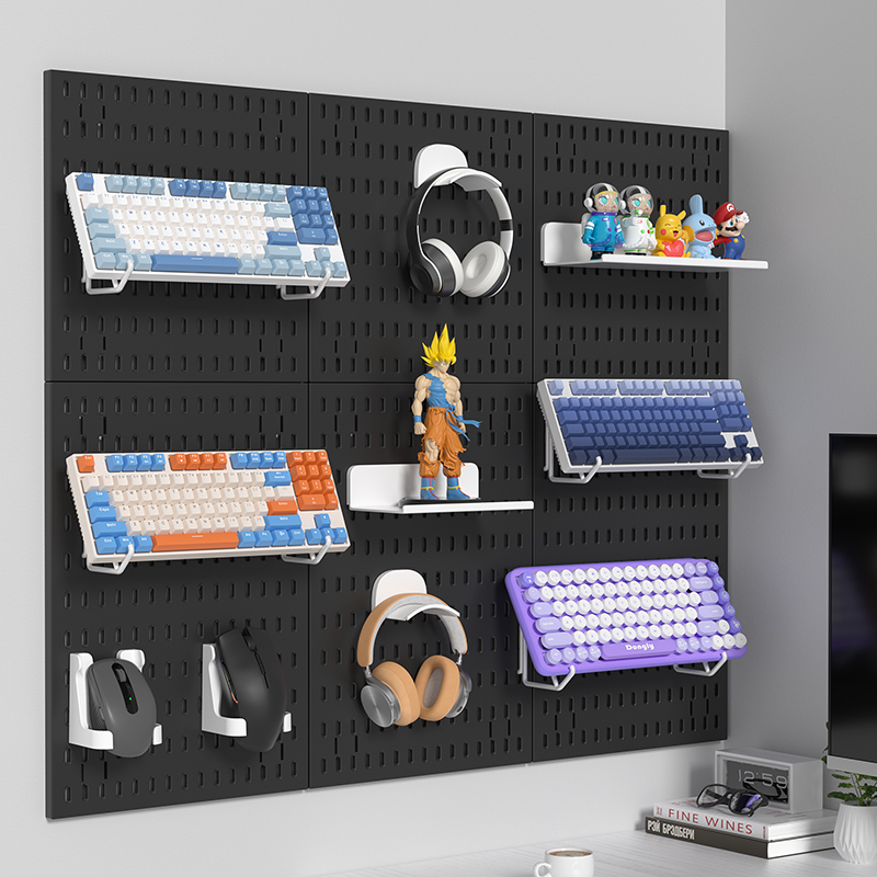 Adhesive Pegboard Shelf for Ga – обзор и цена Gaming Keyboard And Mouse