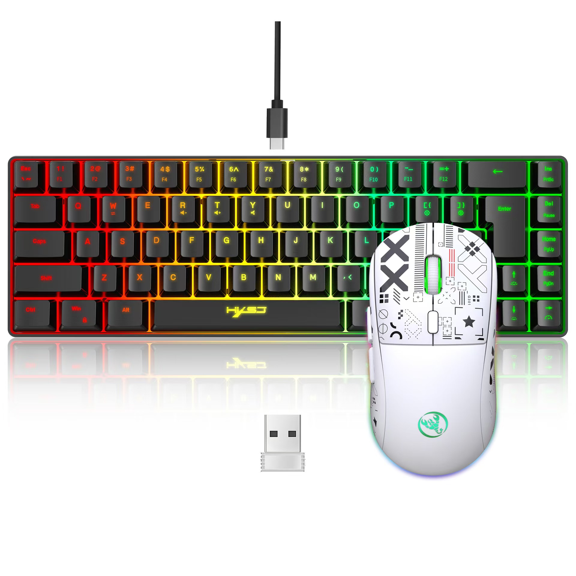 60% gaming Keyboard and mouse  – обзор и цена Keyboard Mouse Bundle Gaming