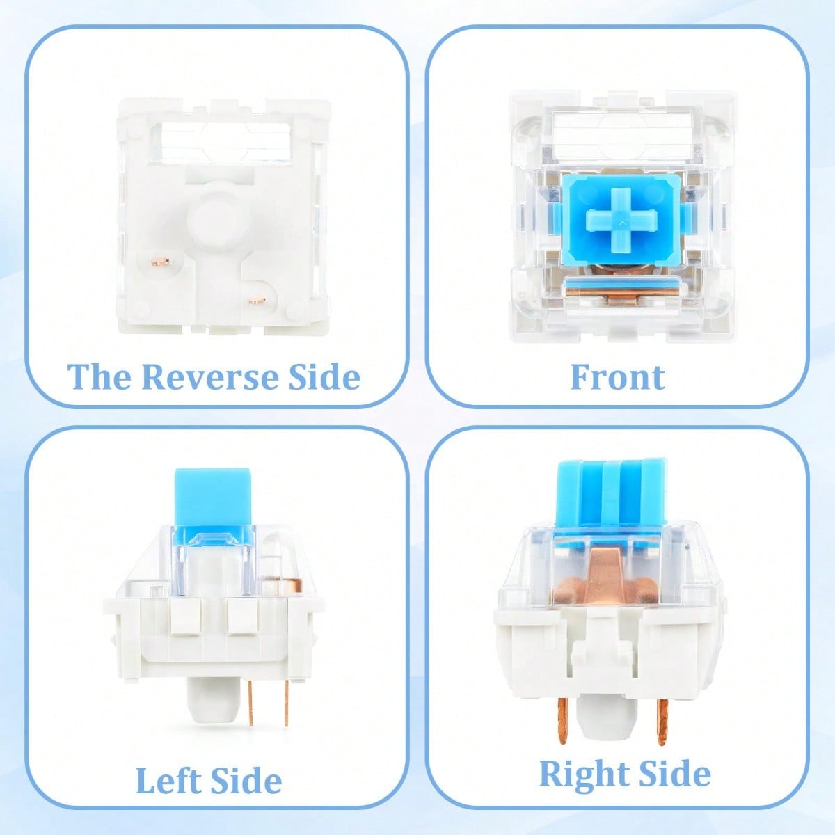 100 Practical Blue Switches, H – обзор и цена Keyboard Gaming Blue Switch