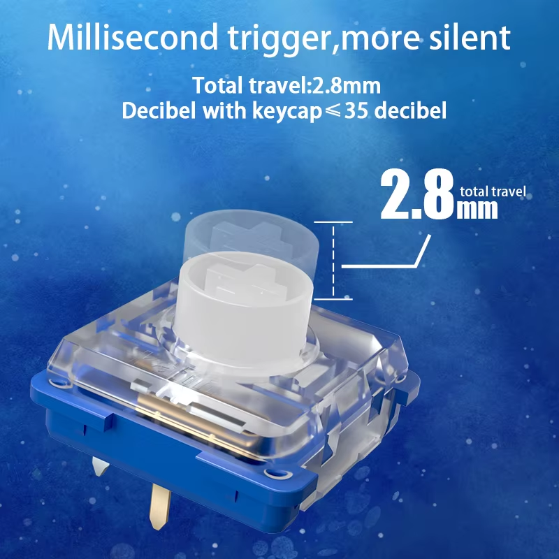Kailh Deep Sea Silent Mini Hit – обзор и цена Gaming Keyboard Mini Mechanical