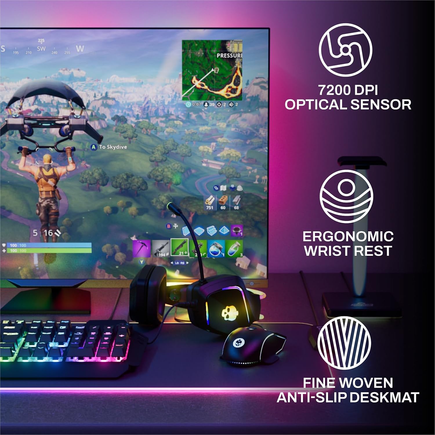 6-Piece RGB Gaming Bundle: Mec – обзор и цена Keyboard Mouse Bundle Gaming