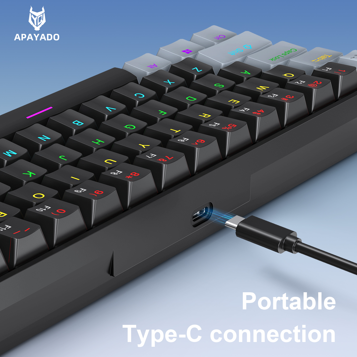 K61 Wired Mechanical Gaming Ke – обзор и цена Keyboard Gaming Blue Switch
