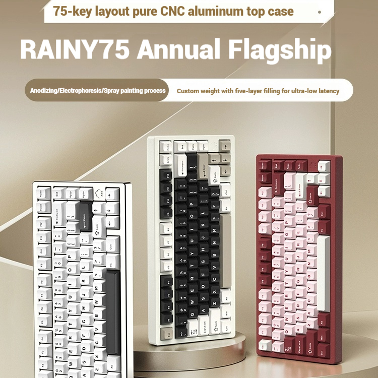 Wireless Bluetooth RAINY75 Cus – обзор и цена Gaming Keyboard Esports