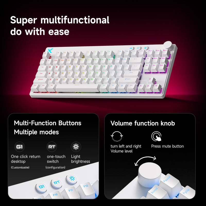 MCHOSE MIX87 Magnetic Switch M – обзор и цена Gaming Keyboard Expensive