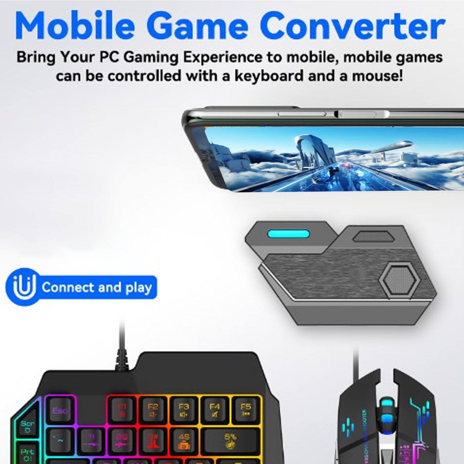 Mobile Game Combo Pack Bluetoo – обзор и цена Gaming Keyboard And Mouse
