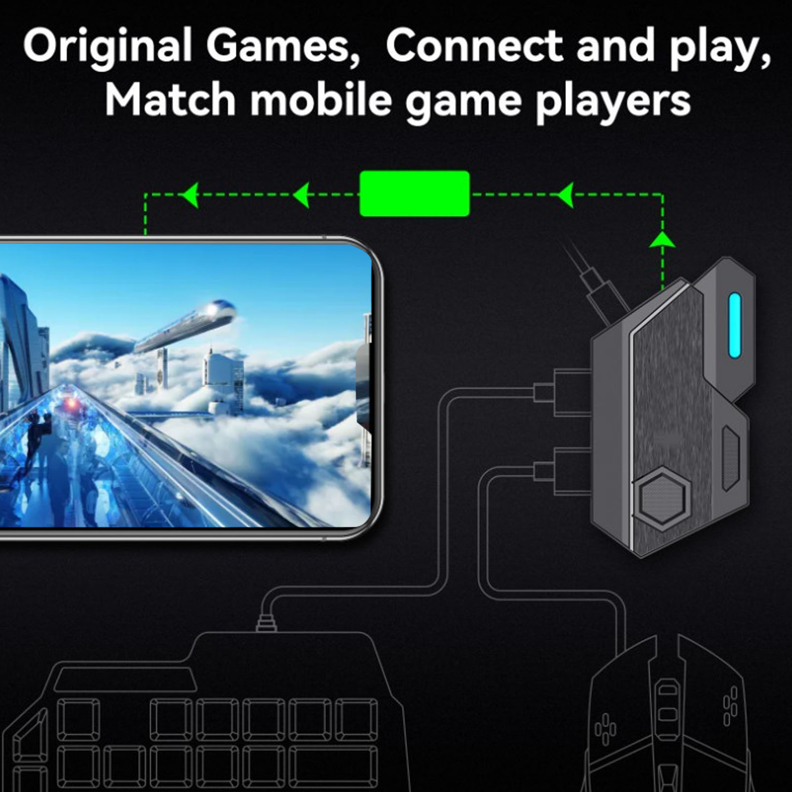 Mobile Game Combo Pack Bluetoo – обзор и цена Gaming Keyboard And Mouse