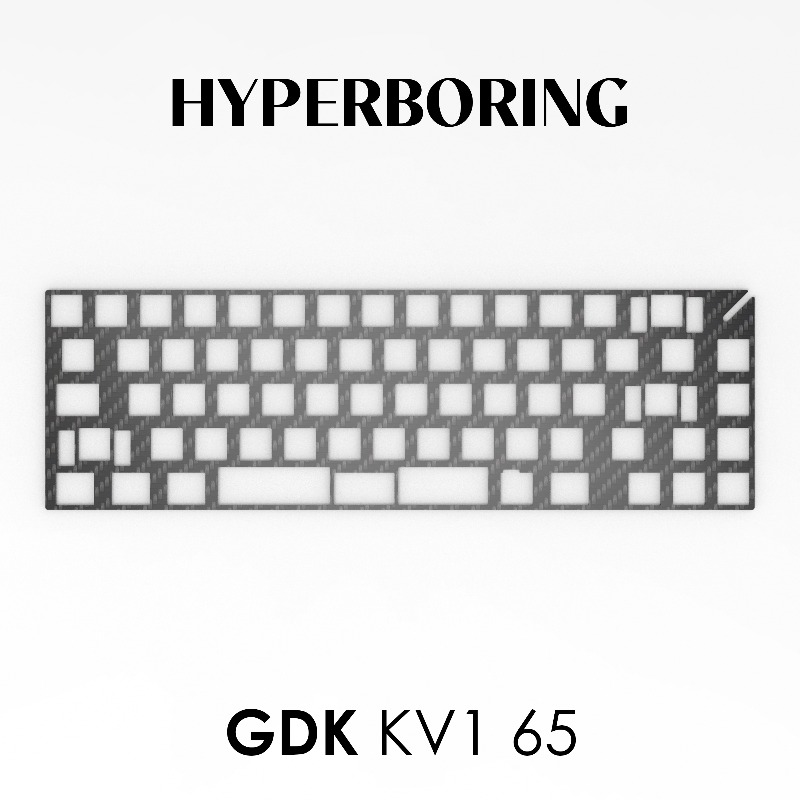 GDK KV1 65 Mechanical Keyboard – обзор и цена Aluminum Case 65