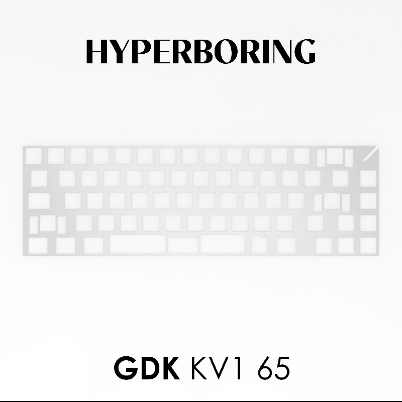 GDK KV1 65 Mechanical Keyboard – обзор и цена Aluminum Case 65