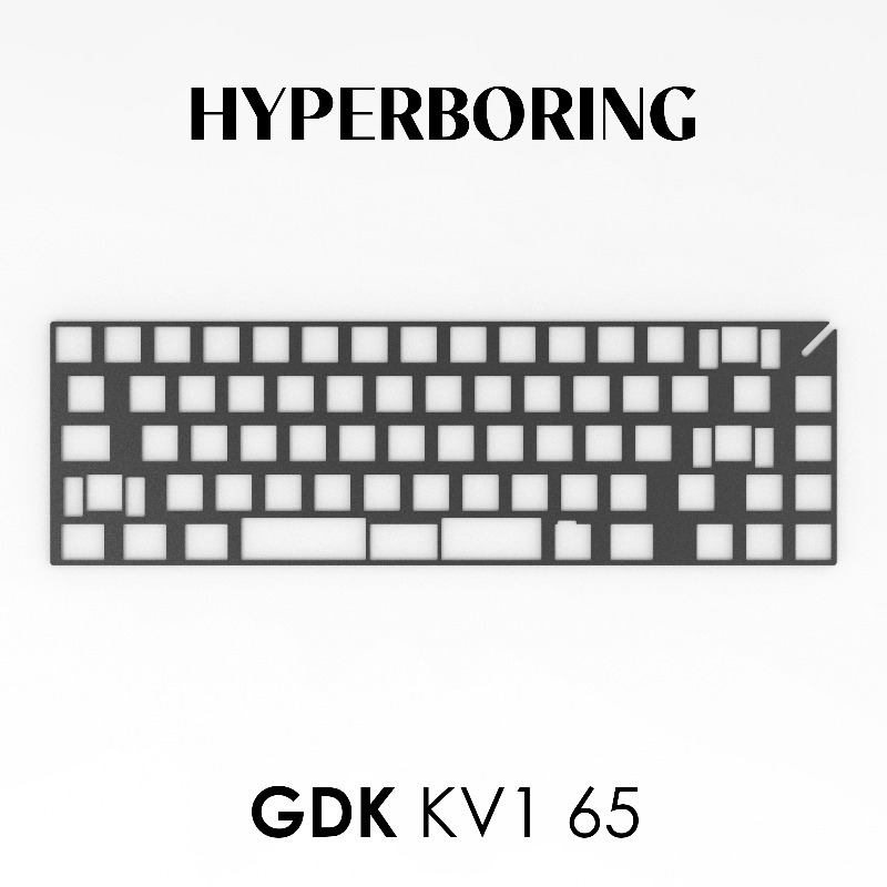 GDK KV1 65 Mechanical Keyboard – обзор и цена Aluminum Case 65