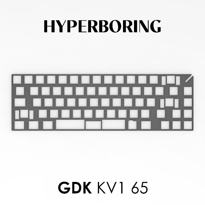 GDK KV1 65 Mechanical Keyboard – обзор и цена Aluminum Case 65
