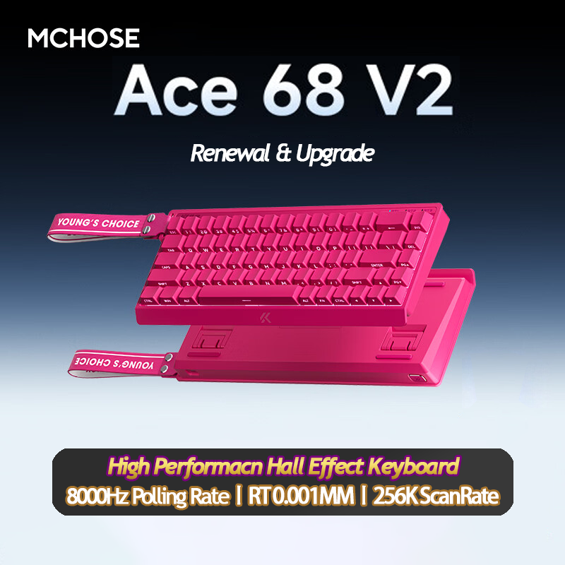 MCHOSE Ace 68 Hall Effect Magn – обзор и цена Gaming Keyboard Expensive