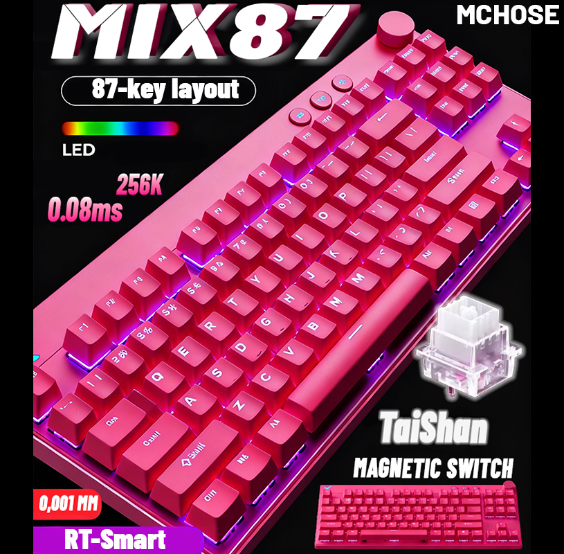 MCHOSE MIX87 Wired Gaming Keyb – обзор и цена Gaming Keyboard Expensive