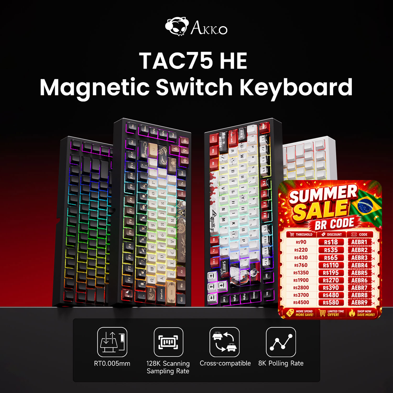 AKKO TAC75 HE Magnetic Switch  – обзор и цена Gaming Keyboard Expensive