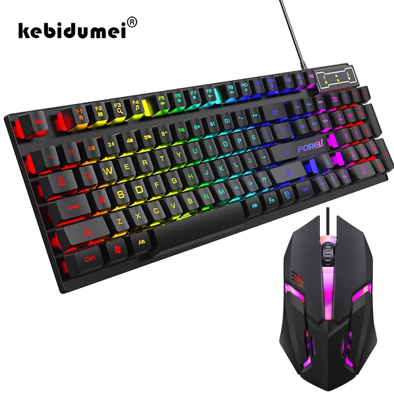 104 key Backlit Mechanical Key – обзор и цена Keyboard Mouse Bundle Gaming