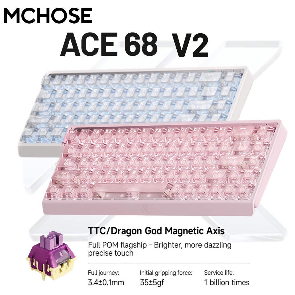 MCHOSE ACE68 V2 Gaming Keyboar – обзор и цена Gaming Keyboard Expensive