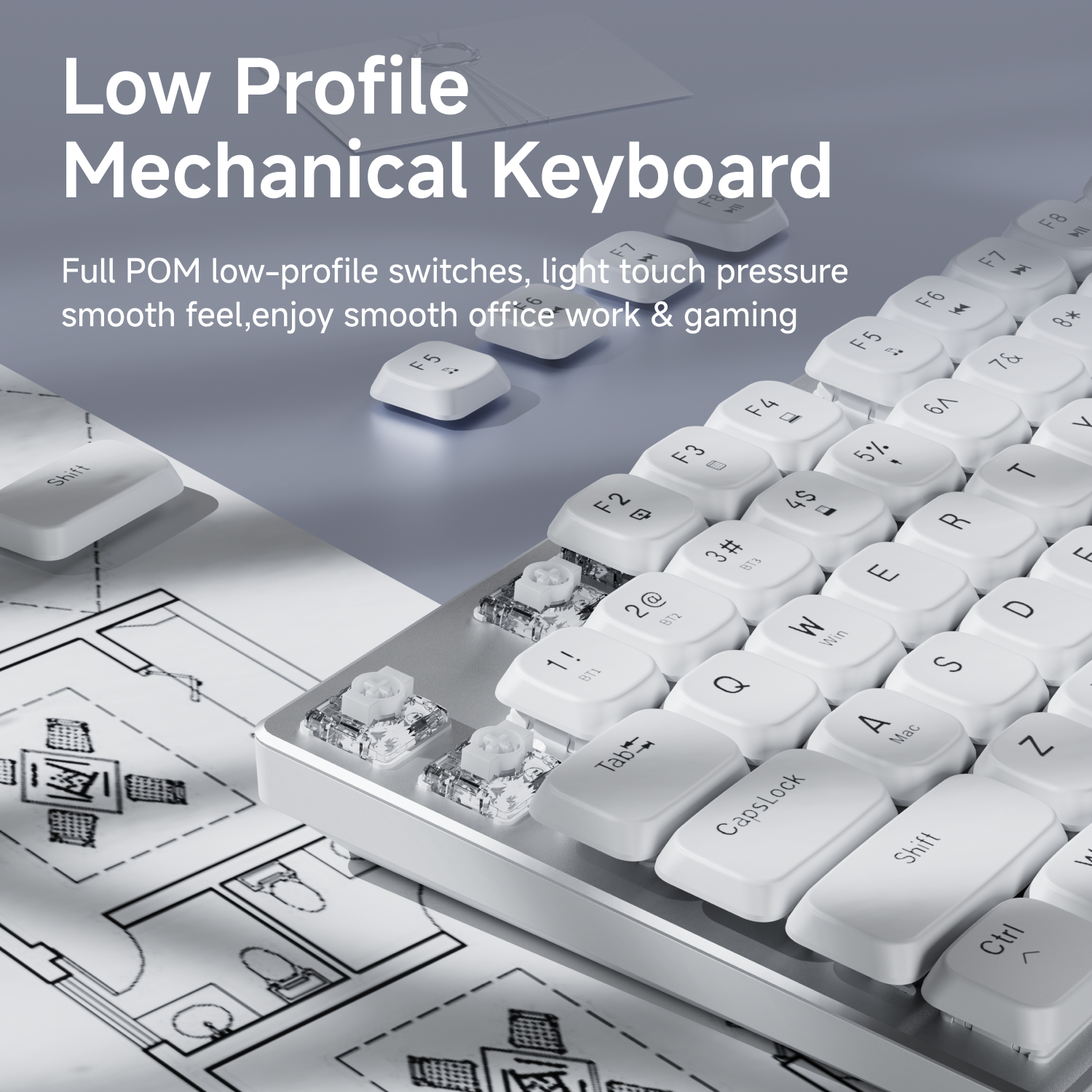 EWEADN Wireless Low-Profile Me – обзор и цена Gaming Keyboard Esports