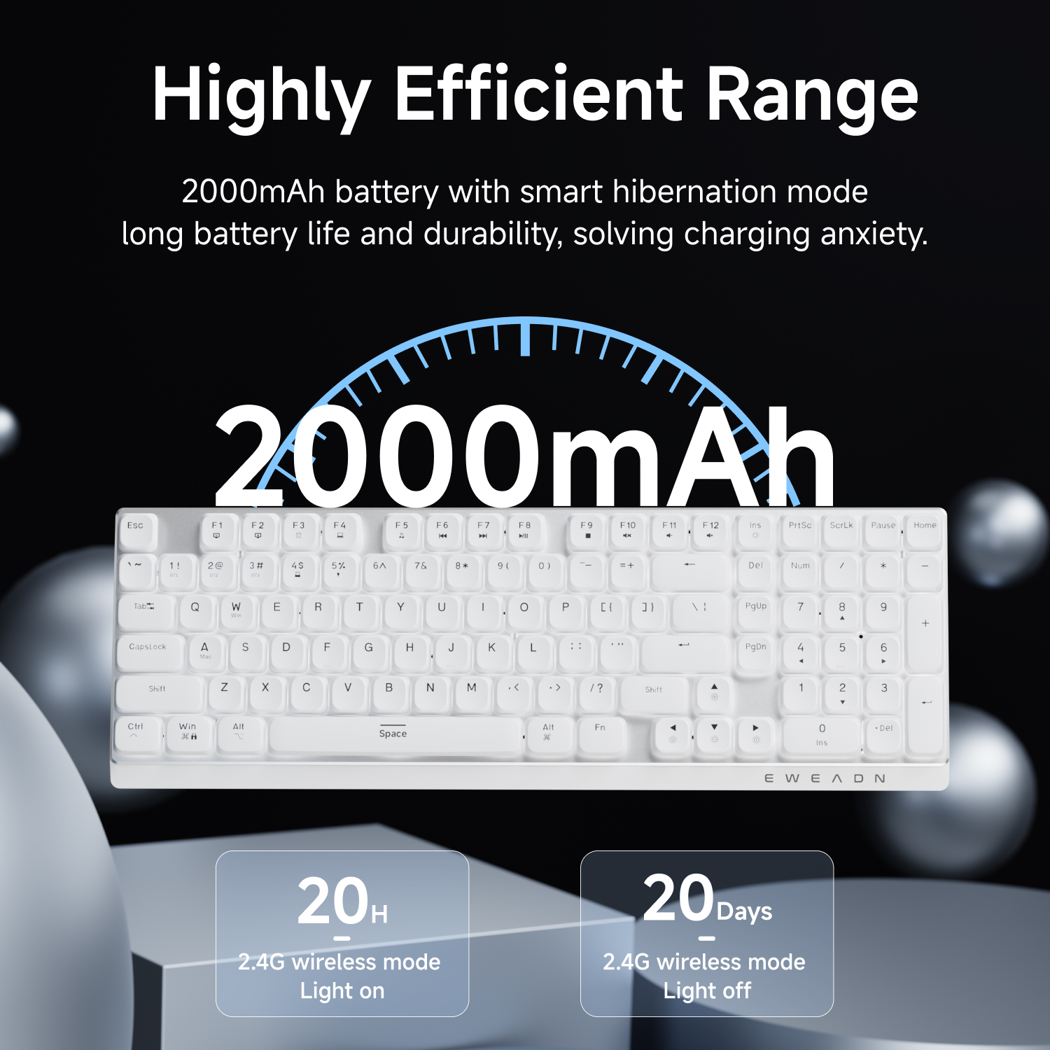 EWEADN Wireless Low-Profile Me – обзор и цена Gaming Keyboard Esports