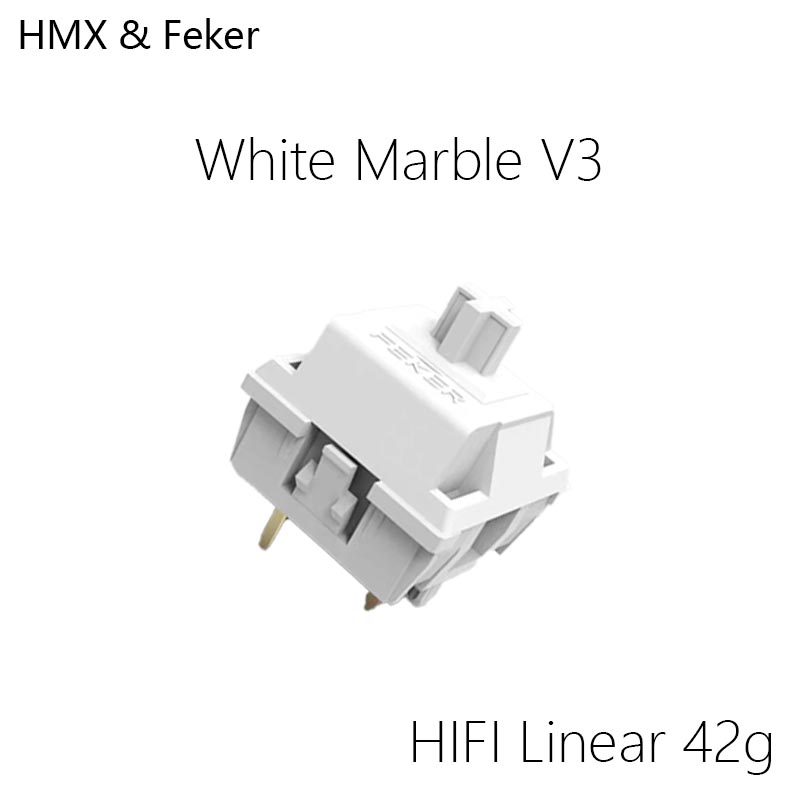 HMX Feker White Marble V3 Hot  – обзор и цена Gaming Keyboard Mini Mechanical