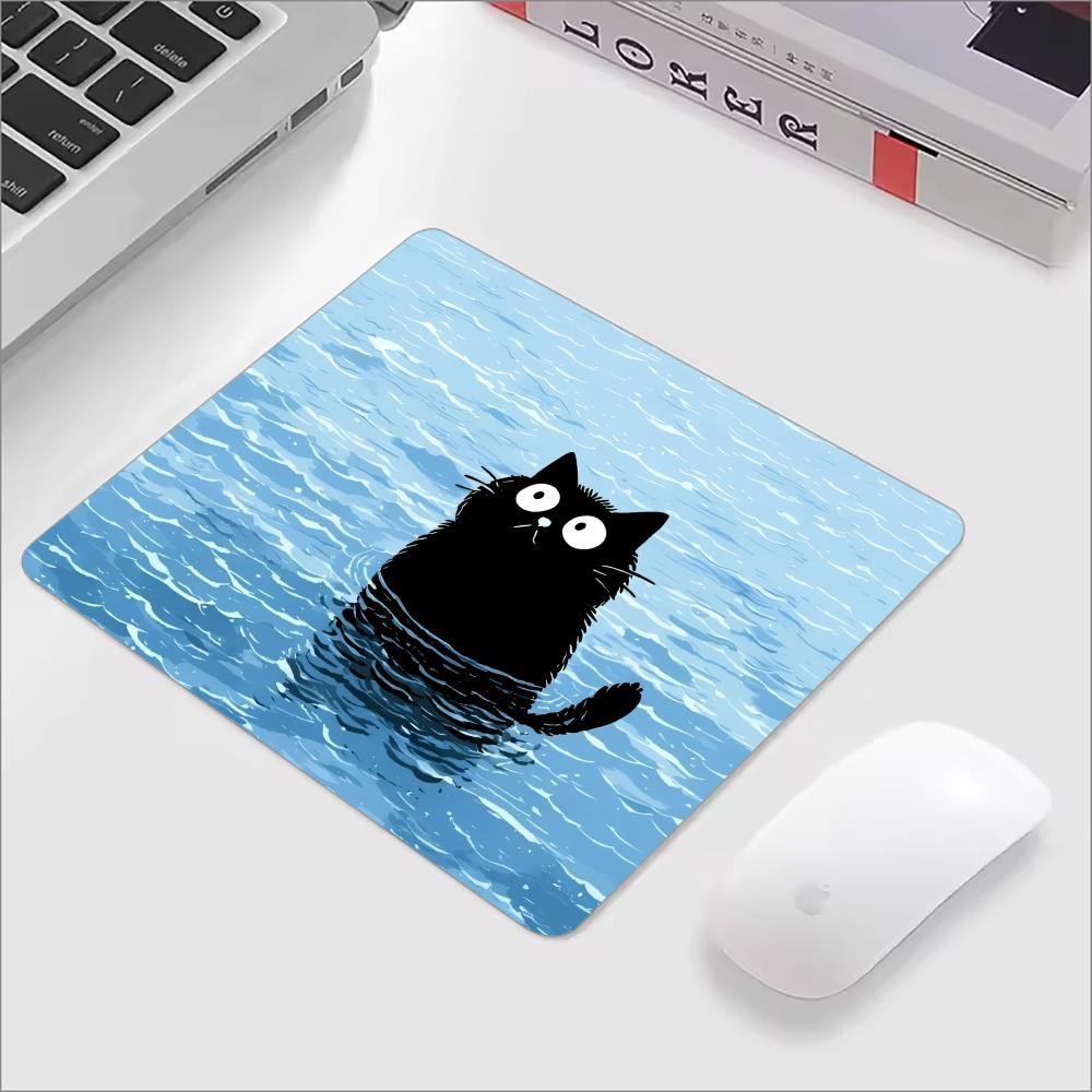 Cute Black Cat Glass Mouse Pad – обзор и цена Gaming Keyboard Esports