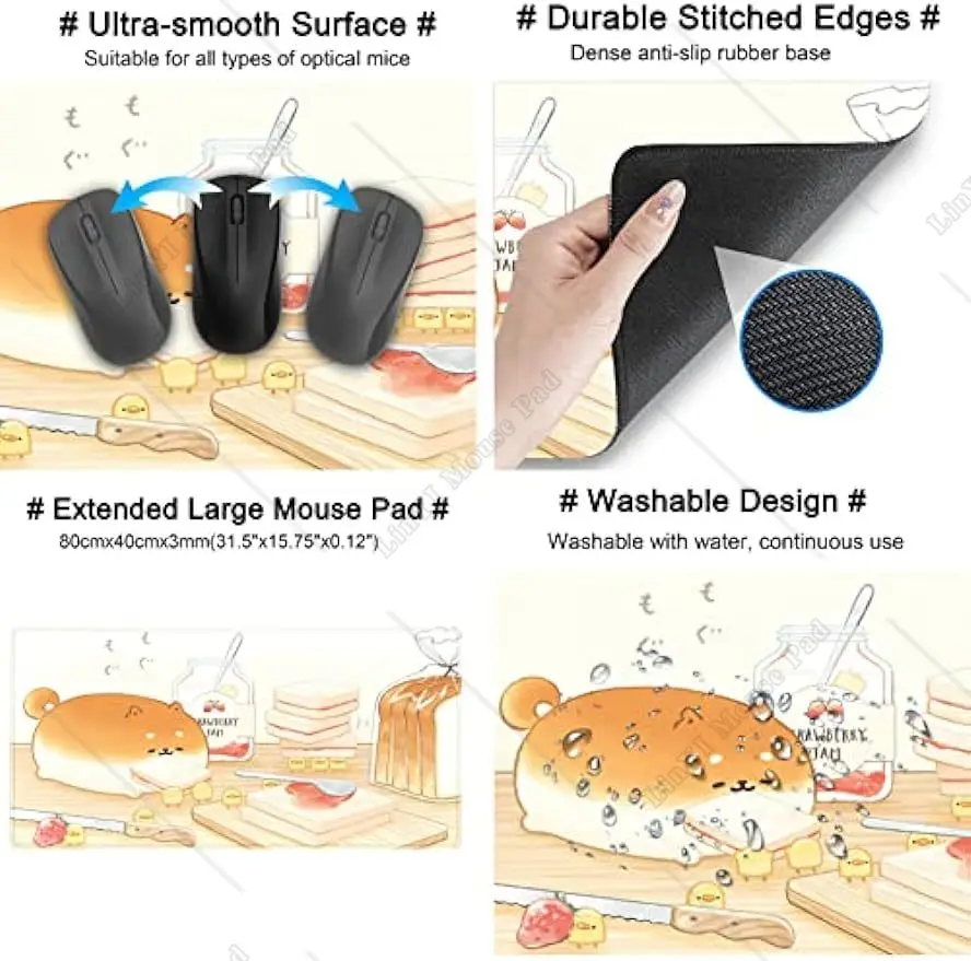 Cute Anime Cartoon Mouse Pad K – обзор и цена Gaming Keyboard And Mouse