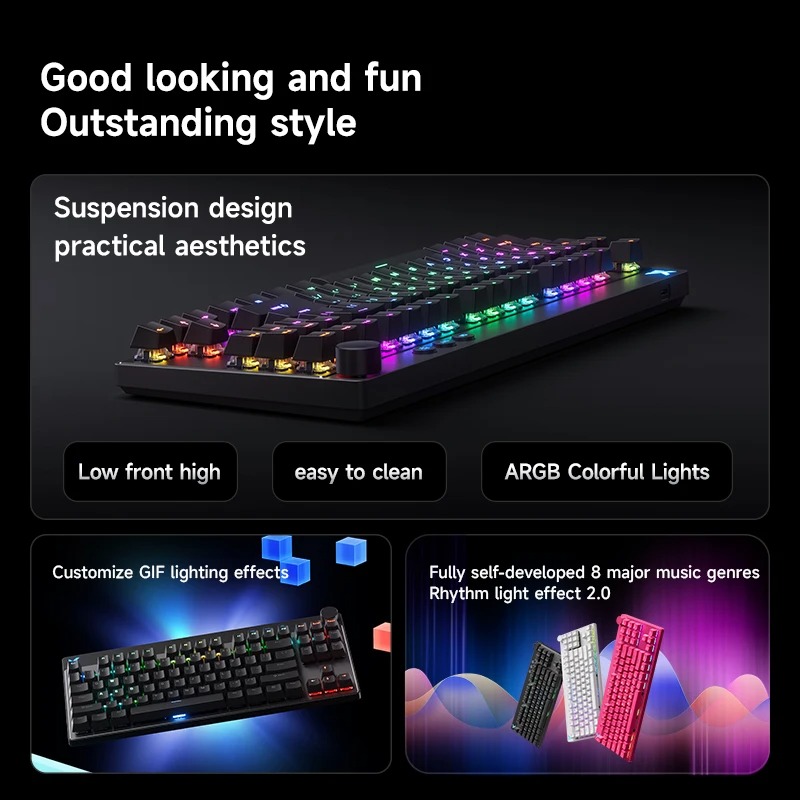 MCHOSE MIX87 Magnetic Swtich K – обзор и цена Gaming Keyboard Expensive