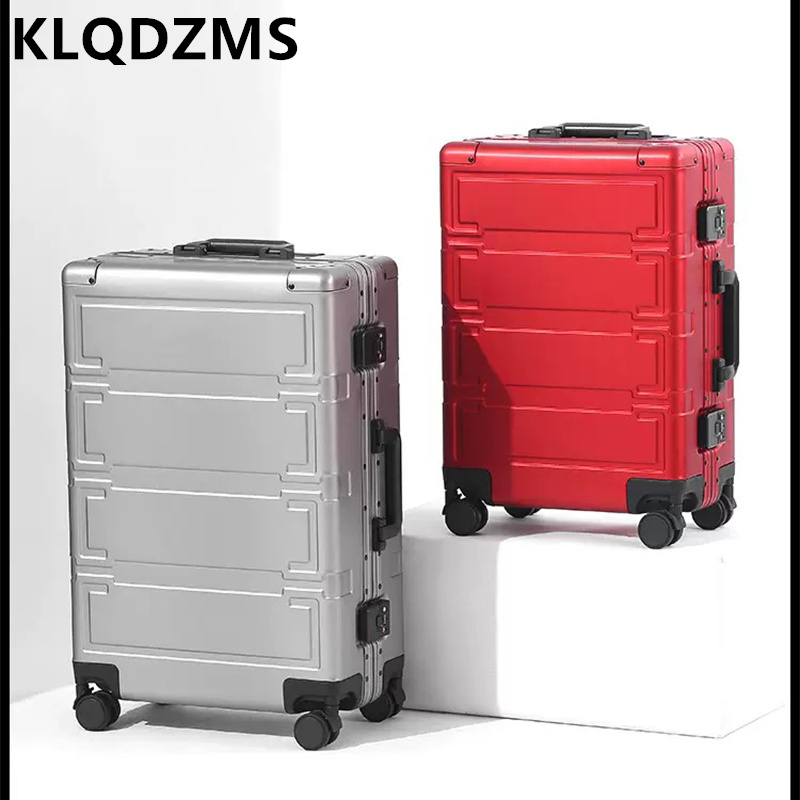 KLQDZMS Men's Luggage Bag All  – обзор и цена Aluminum Case 65