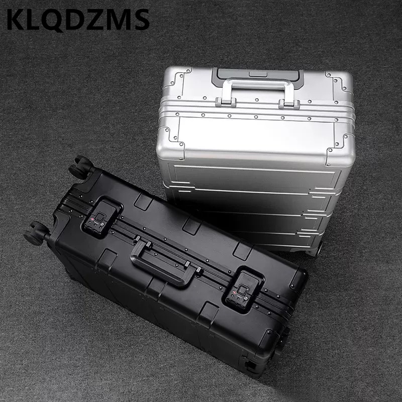 KLQDZMS Men's Luggage Bag All  – обзор и цена Aluminum Case 65