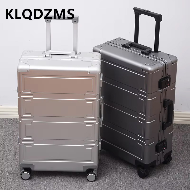 KLQDZMS Men's Luggage Bag All  – обзор и цена Aluminum Case 65