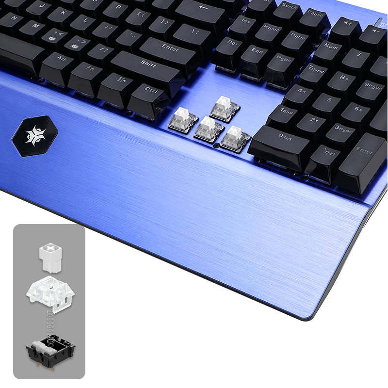 HEXGEARS GK739 Hot Swappable d – обзор и цена Keyboard Gaming Blue Switch