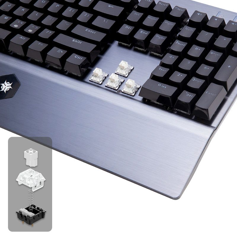 HEXGEARS GK739 Hot Swappable d – обзор и цена Keyboard Gaming Blue Switch