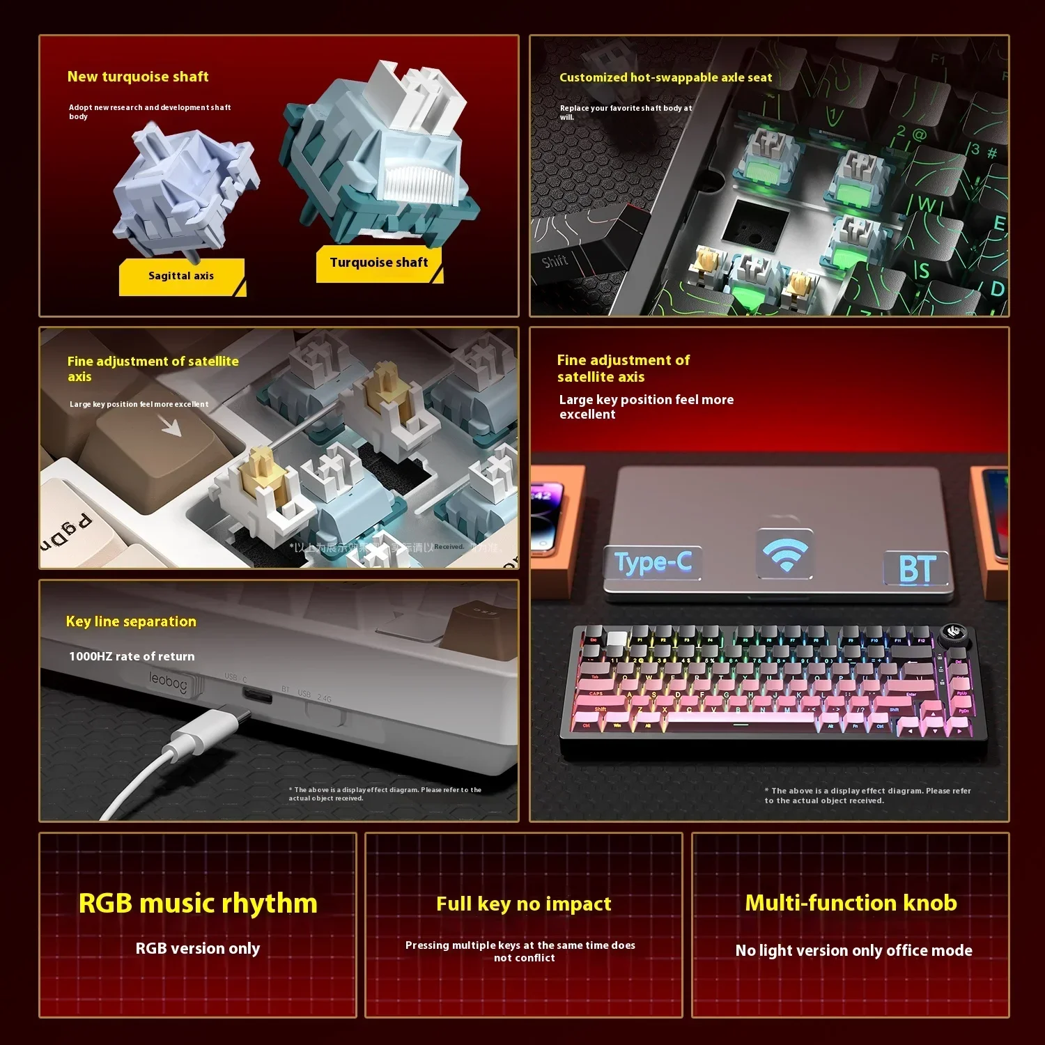 Leobog Hi75C Hi75 Hi75C Pro Al – обзор и цена Gaming Keyboard Mini Mechanical