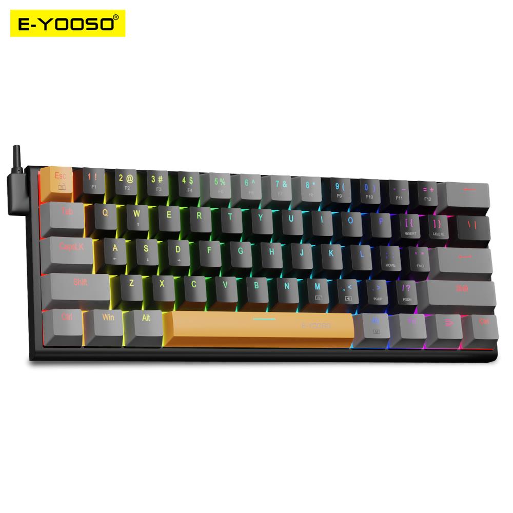 E-YOOSO Z11 RGB USB 60% Mini M – обзор и цена Keyboard Gaming Blue Switch