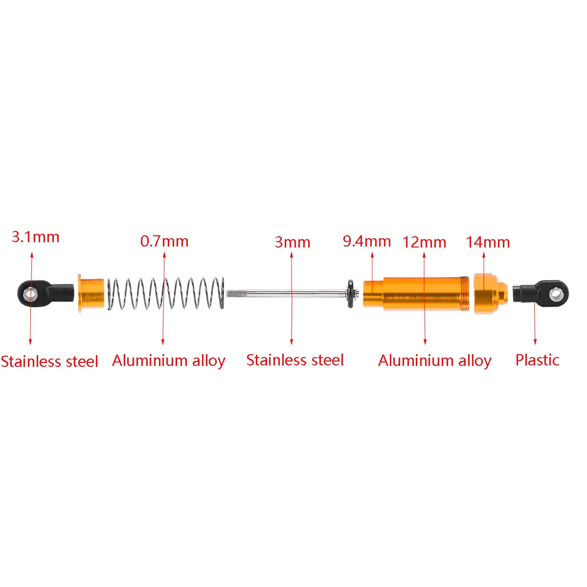Aluminum Big Bore Shocks 75/85 – обзор и цена Stabilizer Screw In